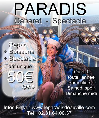 Cabaret Le PARADIS Deauville Normandie cabaret-le-paradis-deauville-normandie